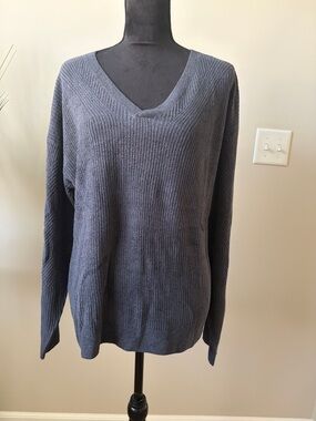 Barefoot Dreams soft gray sweater